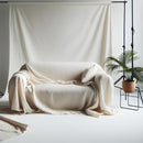 Off White Linen Locker Handmade Linen Couch Cover