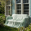 Sage Green Linen Locker Handmade Linen Couch Cover