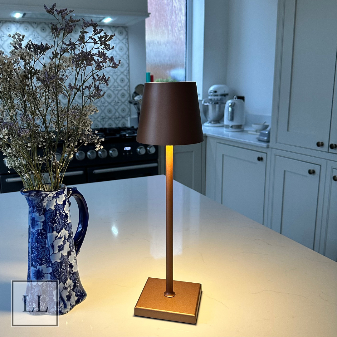 Linen Locker Rechargeable Cordless Waterproof Table Lamp