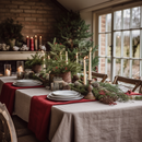 Off White Linen Locker Handmade Linen Table Cloth